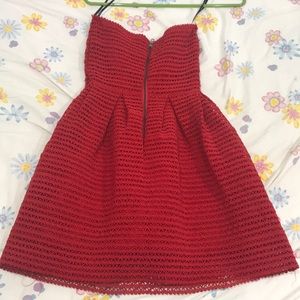 Forever 21 Dresses - cute little red dress from forever21 Forever 21 Dresses - cute little red dress from forever21